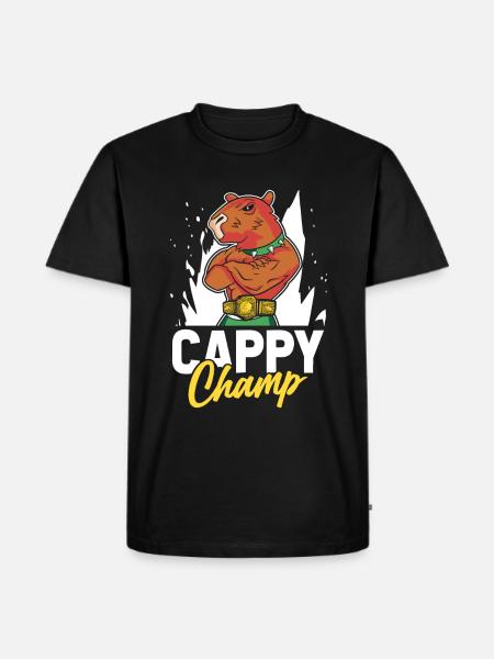 Capybara Wasserschwein - Men's Premium Organic T-Shirt - black
