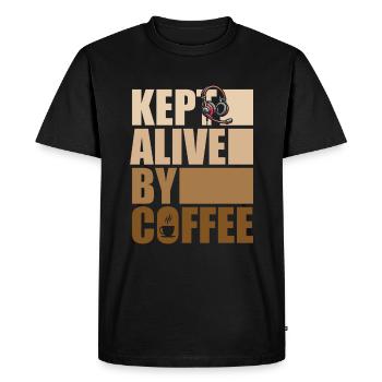 Emergency Call Control Center Operations Center - Men's Premium Organic T-Shirt - black - Front - Nico (187cm)