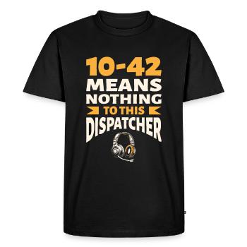 Centre d’opérations du centre de contrôle des appels d’urgence - T-shirt Premium bio Homme - noir - Devant - Nico (187cm)
