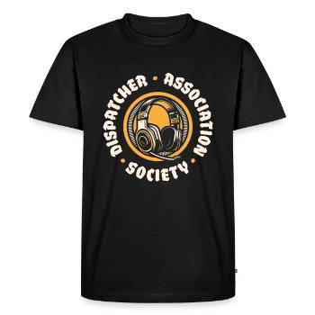 Centre d’opérations du centre de contrôle des appels d’urgence - T-shirt Premium bio Homme - noir - Devant - Nico (187cm)
