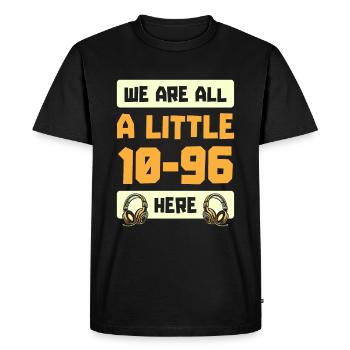 Emergency Call Control Center Operations Center - Men's Premium Organic T-Shirt - black - Front - Nico (187cm)