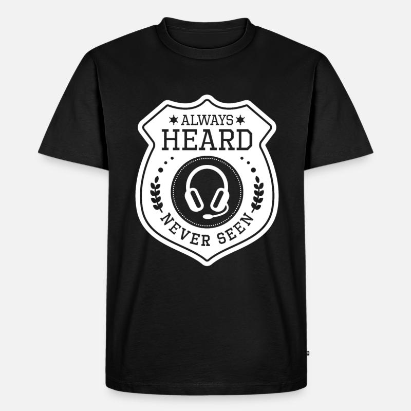 Notruf Leitstelle Einsatzzentrale - Männer Premium Bio T-Shirt - Schwarz