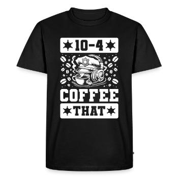 Emergency Call Control Center Operations Center - Men's Premium Organic T-Shirt - black - Front - Nico (187cm)