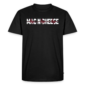 Mac N Cheese Mac And Cheese Ekg Heartbeat - Men's Premium Organic T-Shirt - black - Front - Nico (187cm)