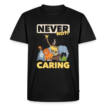 Zookeeper Zookeeper - Men's Premium Organic T-Shirt - black - Front - Nico (187cm)