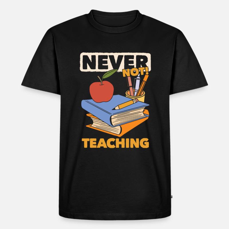 Lehrer Pädagoge - Männer Premium Bio T-Shirt - Schwarz