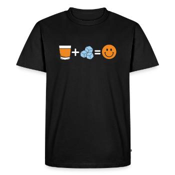 Whisky Whiskey - T-shirt Premium bio Homme - noir - Devant - Nico (187cm)