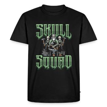Forgeron métallurgiste - T-shirt Premium bio Homme - noir - Devant - Nico (187cm)