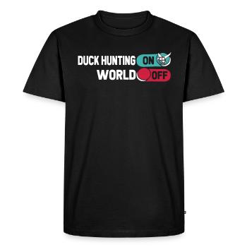 Ente Jagd Entenjagd Chasse Au Canard Sur Le Monde Hors De - T-shirt Premium bio Homme - noir - Devant - Nico (187cm)