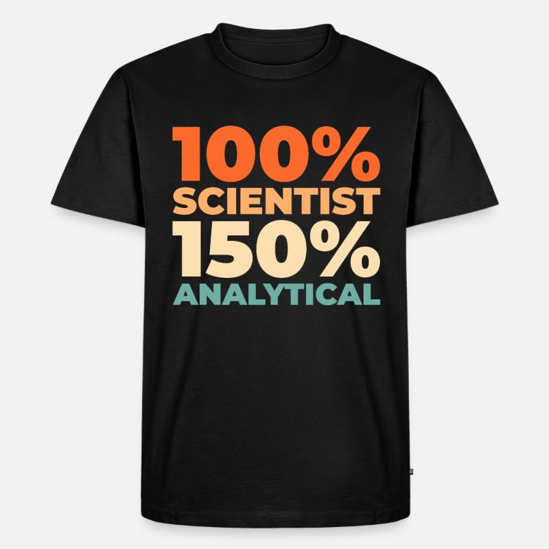 Data Science Data Analyst - Men's Premium Organic T-Shirt - black