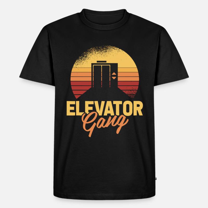 Elevator Elevator - Men's Premium Organic T-Shirt - black
