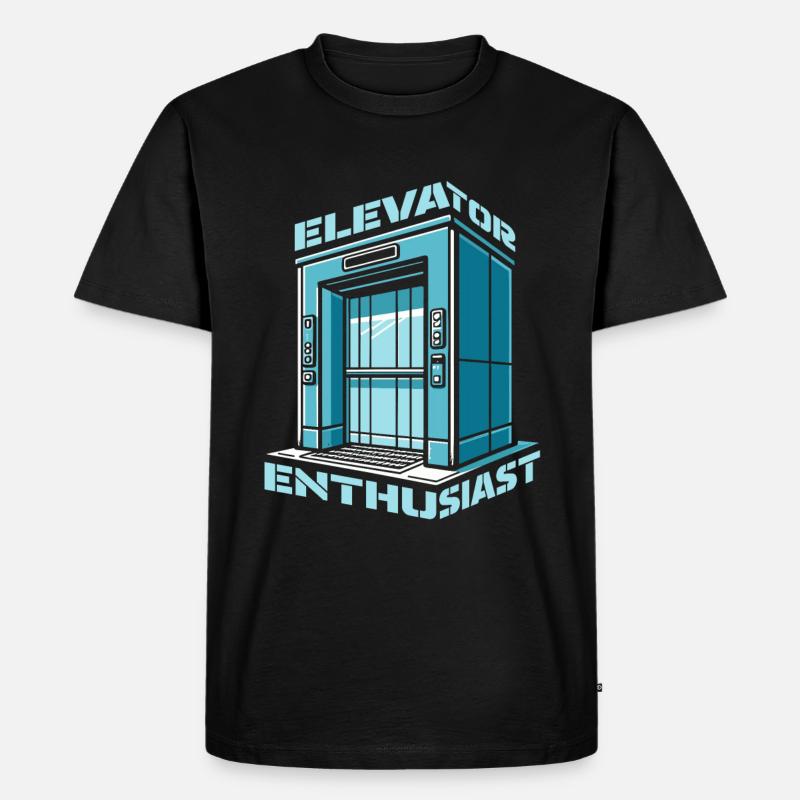 Elevator Elevator - Men's Premium Organic T-Shirt - black