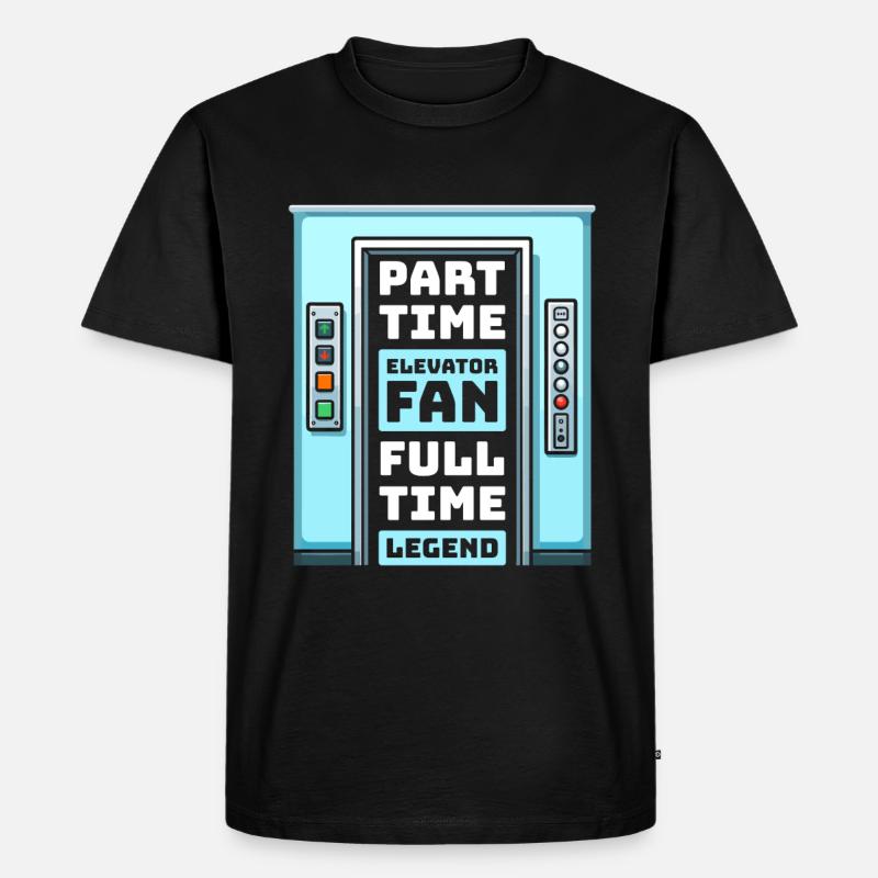Elevator Elevator - Men's Premium Organic T-Shirt - black