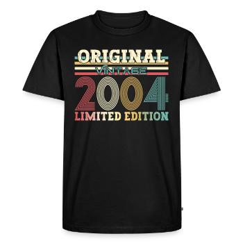 Original 2004 Millésime 2004 20ème anniversaire 2004 - T-shirt Premium bio Homme - noir - Devant - Nico (187cm)