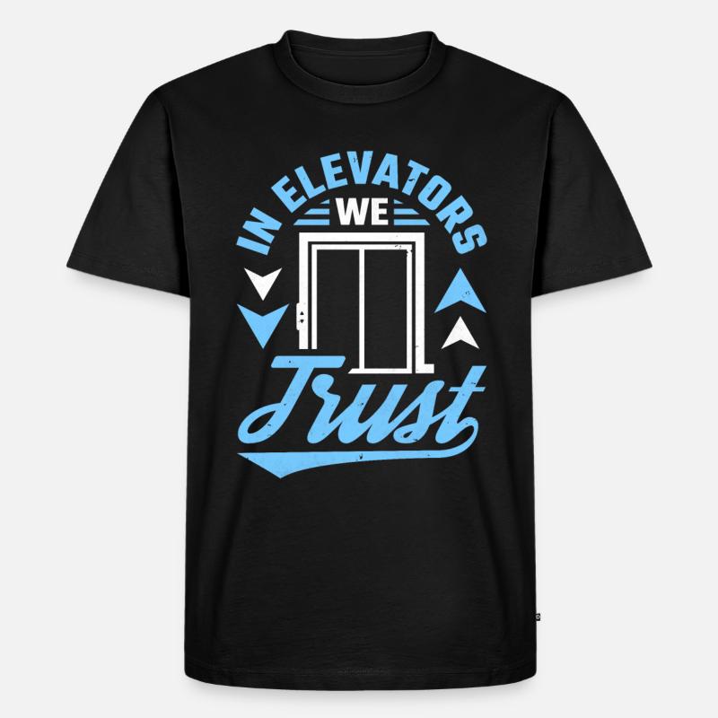 Elevator Elevator - Men's Premium Organic T-Shirt - black