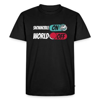 Snowmobile Snowmobile - Men's Premium Organic T-Shirt - black - Front - Nico (187cm)