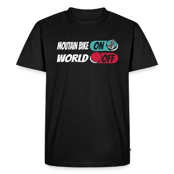 VTT VTT VTT - T-shirt Premium bio Homme - noir - Devant - Nico (187cm)