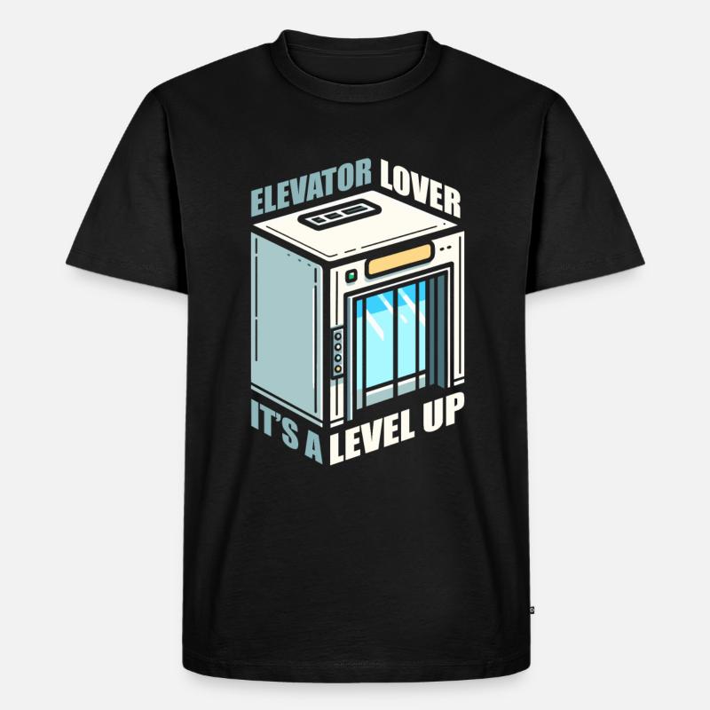 Elevator Elevator - Men's Premium Organic T-Shirt - black