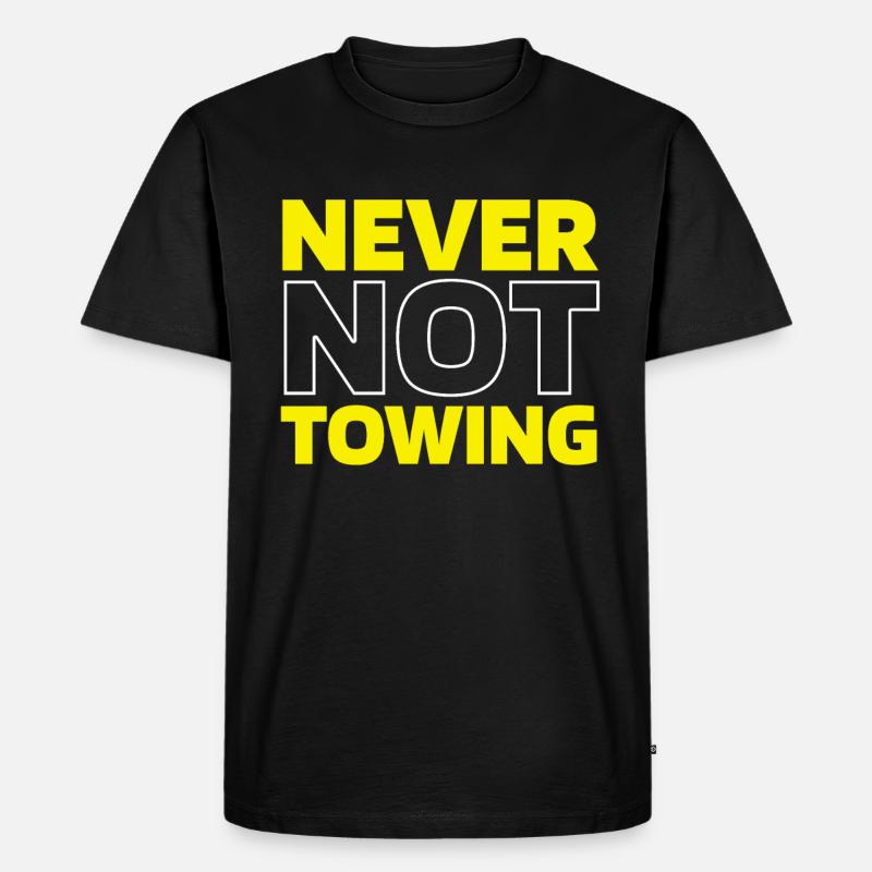 Abschleppdienst Abschlepper - Männer Premium Bio T-Shirt - Schwarz