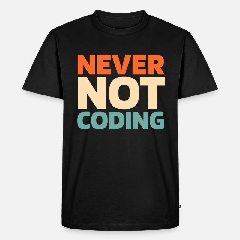 Développeur Codeur Programmeur - T-shirt Premium bio Homme - noir