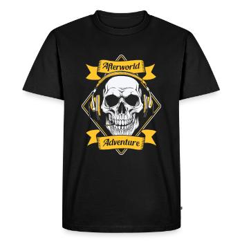 Centre d’opérations du centre de contrôle des appels d’urgence - T-shirt Premium bio Homme - noir - Devant - Nico (187cm)