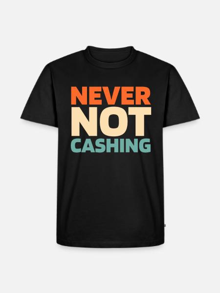 Poker - Männer Premium Bio T-Shirt - Schwarz