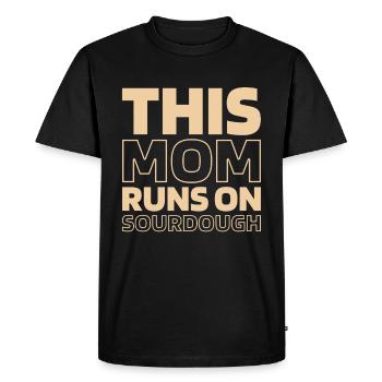 Sourdough bread - Men's Premium Organic T-Shirt - black - Front - Nico (187cm)
