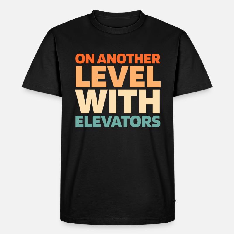 Elevator Elevator - Men's Premium Organic T-Shirt - black