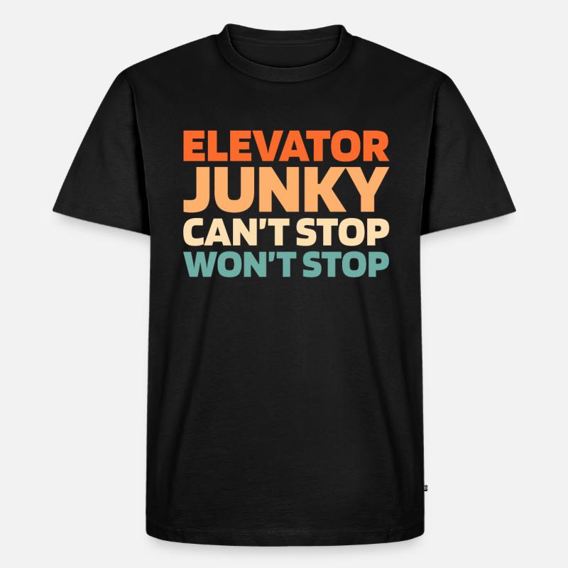 Elevator Elevator - Men's Premium Organic T-Shirt - black