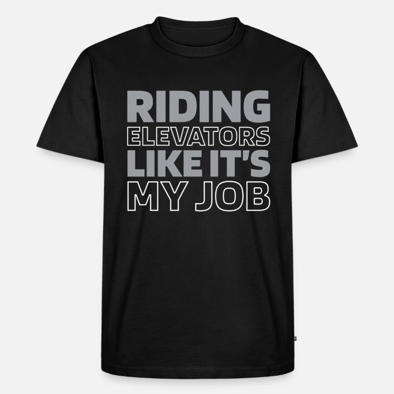 Elevator Elevator - Men's Premium Organic T-Shirt - black