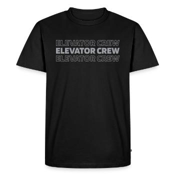 Elevator Elevator - Men's Premium Organic T-Shirt - black - Front - Nico (187cm)