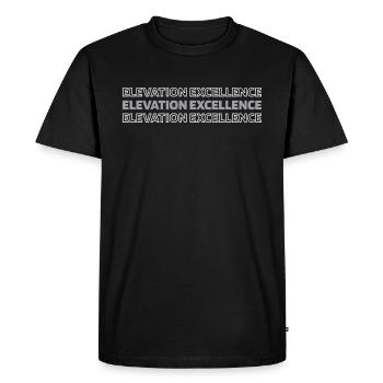 Elevator Elevator - Men's Premium Organic T-Shirt - black - Front - Nico (187cm)