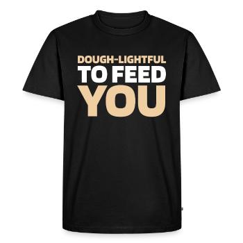 Sourdough bread - Men's Premium Organic T-Shirt - black - Front - Nico (187cm)