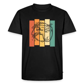 Gamer Gaming Gaming Controller - Men's Premium Organic T-Shirt - black - Front - Nico (187cm)