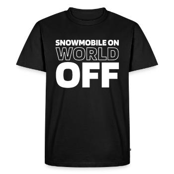 Snowmobile Snowmobile - Men's Premium Organic T-Shirt - black - Front - Nico (187cm)