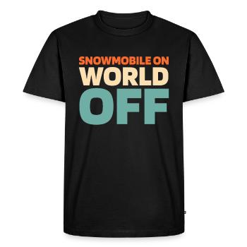 Snowmobile Snowmobile - Men's Premium Organic T-Shirt - black - Front - Nico (187cm)