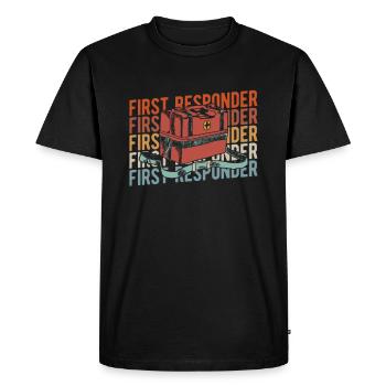 Ambulance Service Paramedic Paramedic - Men's Premium Organic T-Shirt - black - Front - Nico (187cm)