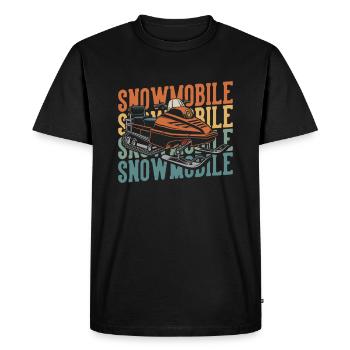 Snowmobile Snowmobile - Men's Premium Organic T-Shirt - black - Front - Nico (187cm)