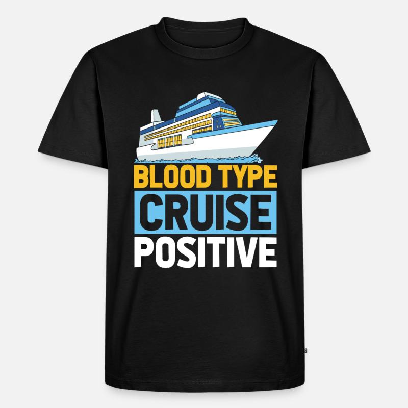 Kreuzfahrt - Männer Premium Bio T-Shirt - Schwarz