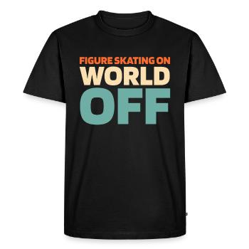 Figure skating figure skater - Men's Premium Organic T-Shirt - black - Front - Nico (187cm)