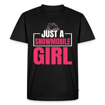 Snowmobile Snowmobile - Men's Premium Organic T-Shirt - black - Front - Nico (187cm)