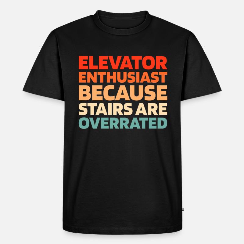 Elevator Elevator - Men's Premium Organic T-Shirt - black