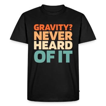 Elevator Elevator - Men's Premium Organic T-Shirt - black - Front - Nico (187cm)