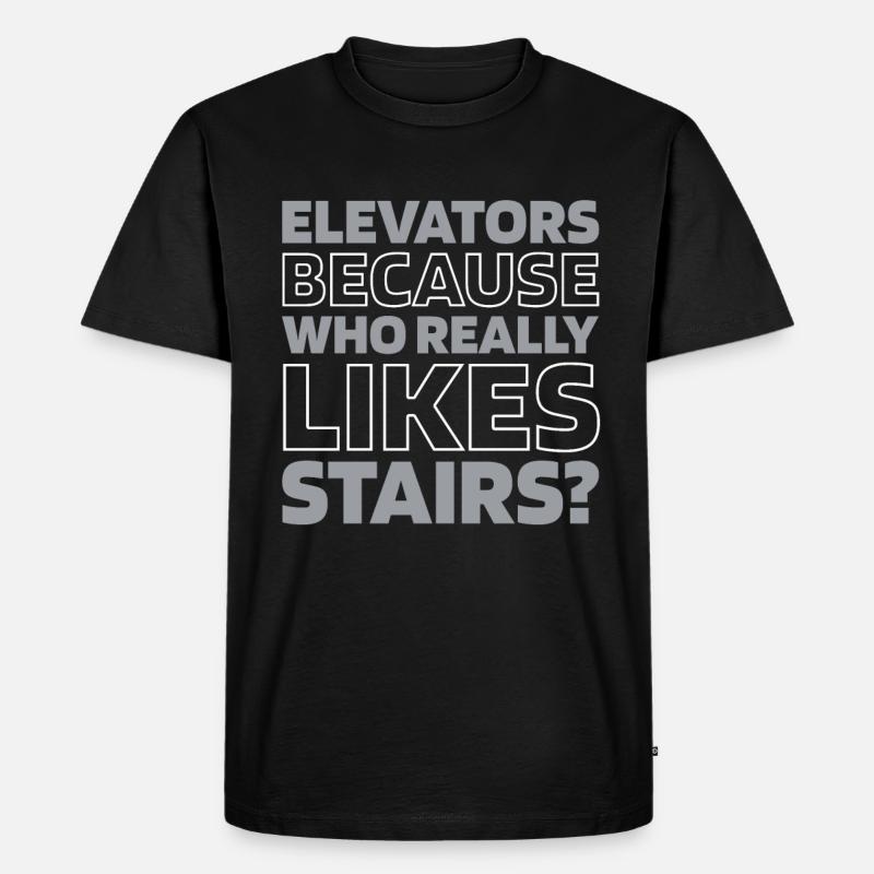 Elevator Elevator - Men's Premium Organic T-Shirt - black