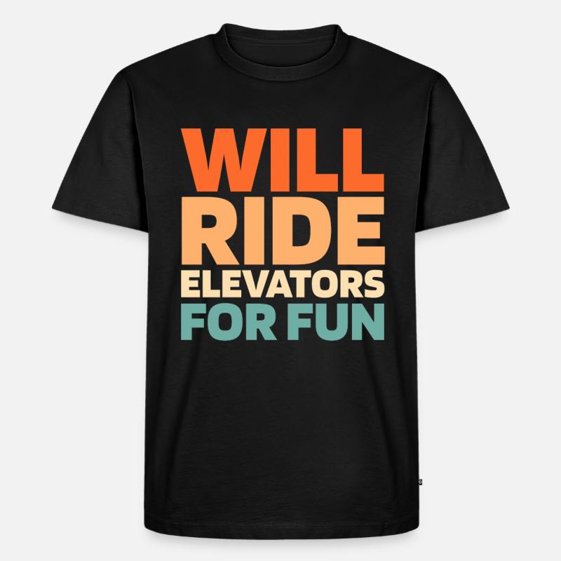 Elevator Elevator - Men's Premium Organic T-Shirt - black