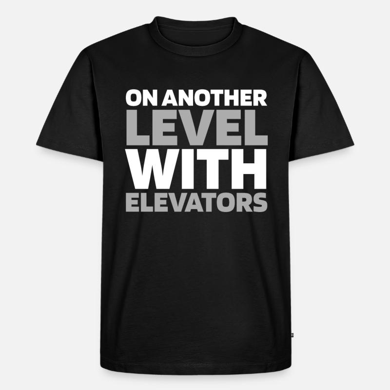 Elevator Elevator - Men's Premium Organic T-Shirt - black