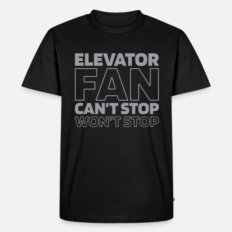 Elevator Elevator - Men's Premium Organic T-Shirt - black