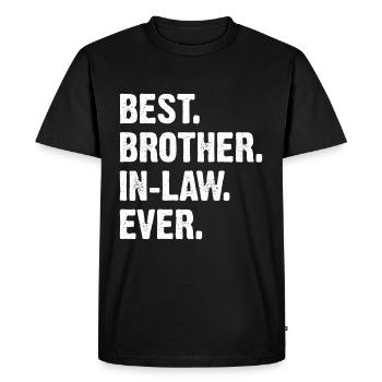Meilleur beau-frère de tous les temps - T-shirt Premium bio Homme - noir - Devant - Nico (187cm)