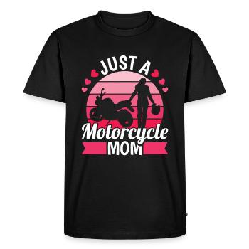 Moto Motard Moto Moto Nut - T-shirt Premium bio Homme - noir - Devant - Nico (187cm)