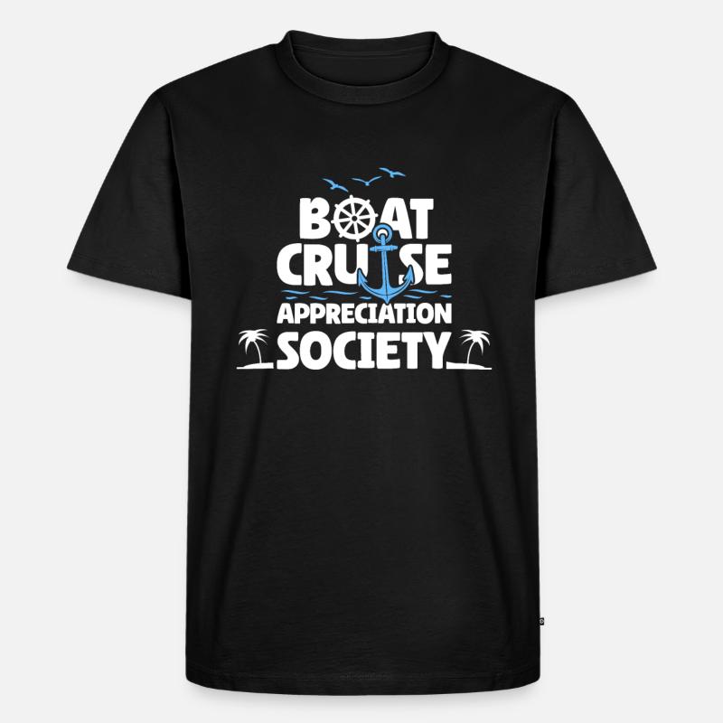 Kreuzfahrt - Männer Premium Bio T-Shirt - Schwarz